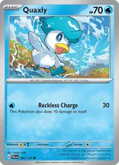 Quaxly Paldea Evolved