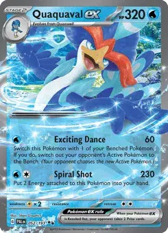 Quaquaval ex Paldea Evolved
