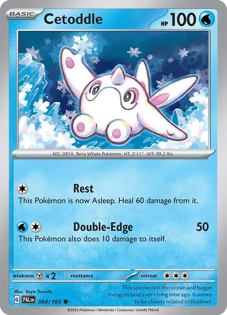 Cetoddle Paldea Evolved 54