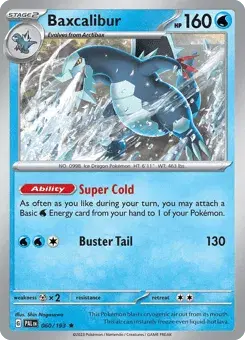Baxcalibur Paldea Evolved