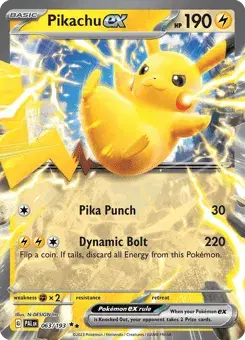 Pikachu ex Paldea Evolved