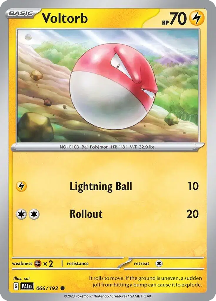 Voltorb Paldea Evolved 66