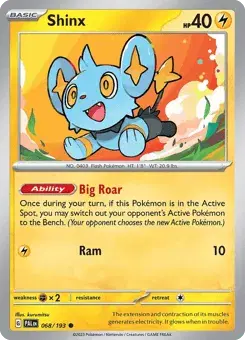 Shinx Paldea Evolved