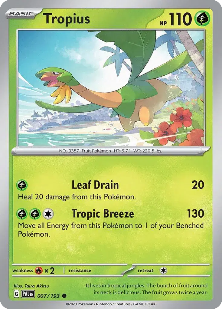 Tropius Paldea Evolved 7