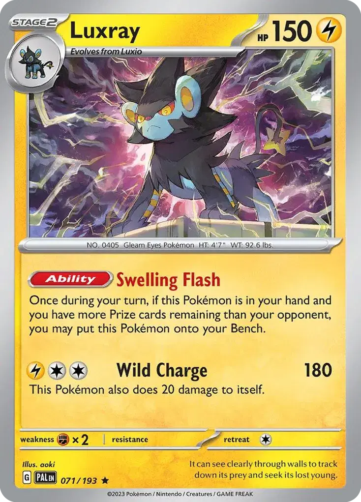 Luxray Paldea Evolved 71