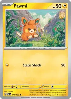 Pawmi Paldea Evolved