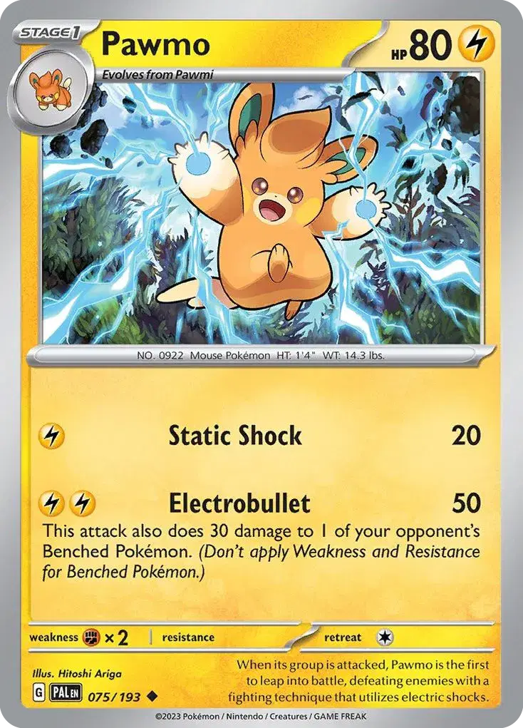 Pawmo Paldea Evolved 75