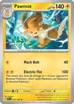 Pawmot Paldea Evolved