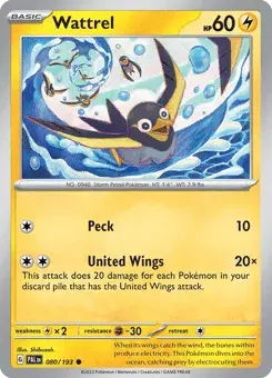 Wattrel Paldea Evolved