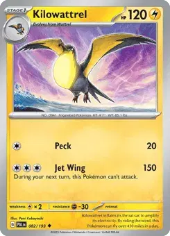 Kilowattrel Paldea Evolved