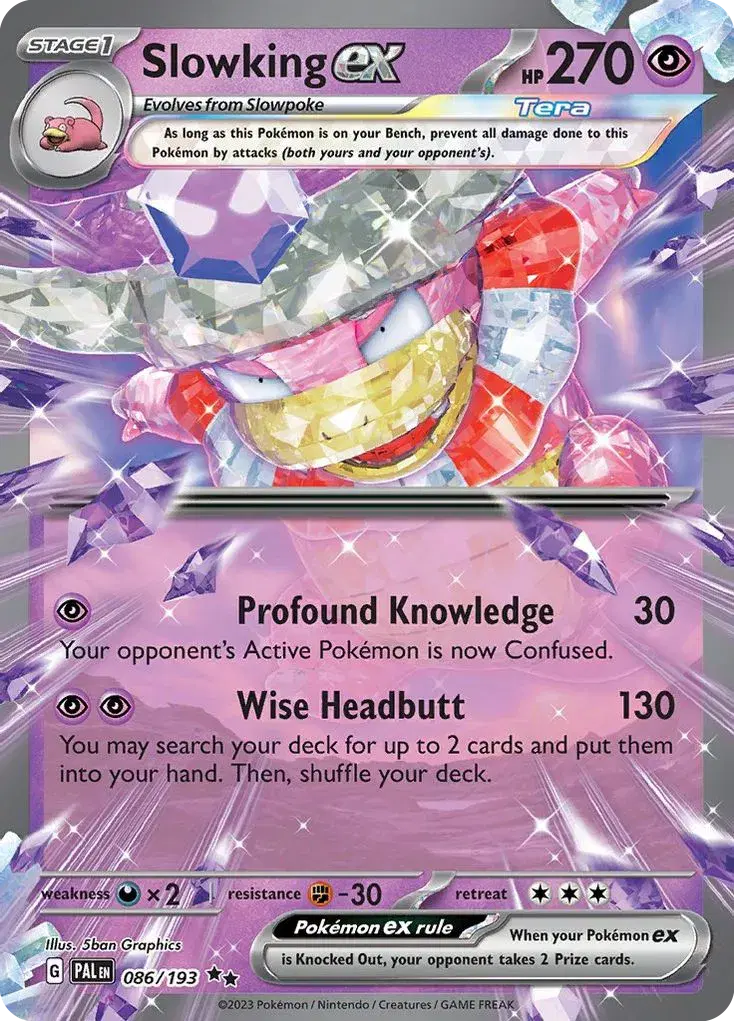 Slowking ex Paldea Evolved 86