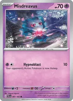 Misdreavus Paldea Evolved