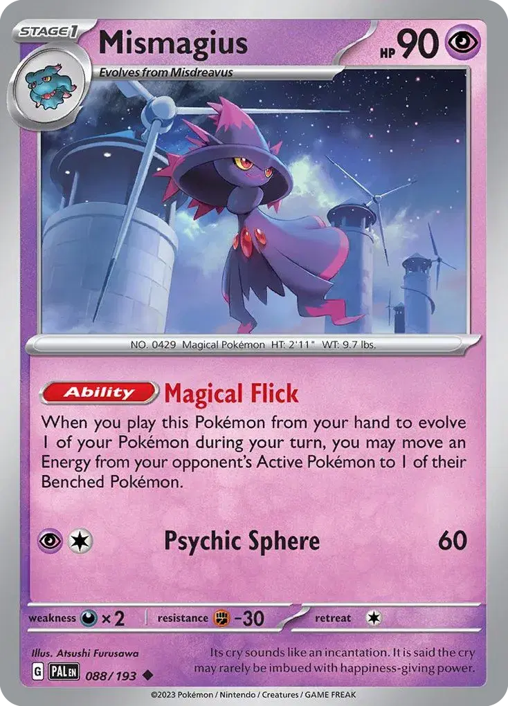 Mismagius Paldea Evolved 88