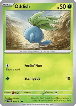 Oddish Obsidian Flames