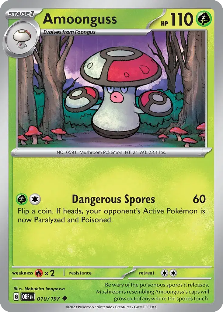 Amoonguss Obsidian Flames 10