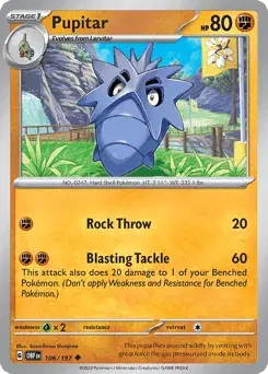 Pupitar Obsidian Flames