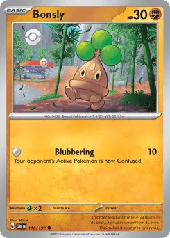 Bonsly Obsidian Flames