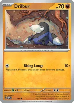Drilbur Obsidian Flames
