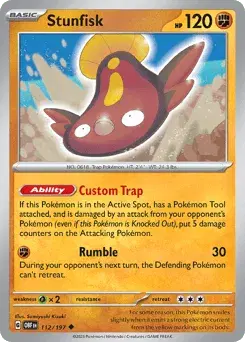 Stunfisk Obsidian Flames