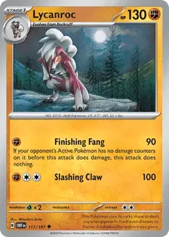 Lycanroc Obsidian Flames