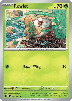 Rowlet Obsidian Flames