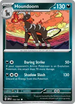 Houndoom Obsidian Flames