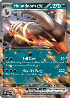 Houndoom ex Obsidian Flames
