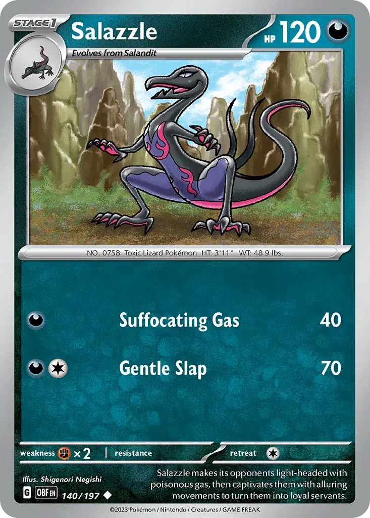 Salazzle Obsidian Flames 140