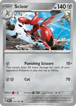 Scizor Obsidian Flames