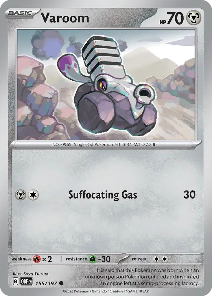 Varoom Obsidian Flames 155