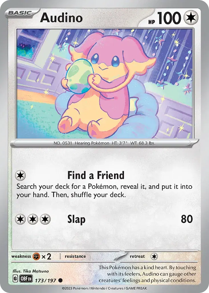 Audino Obsidian Flames 173