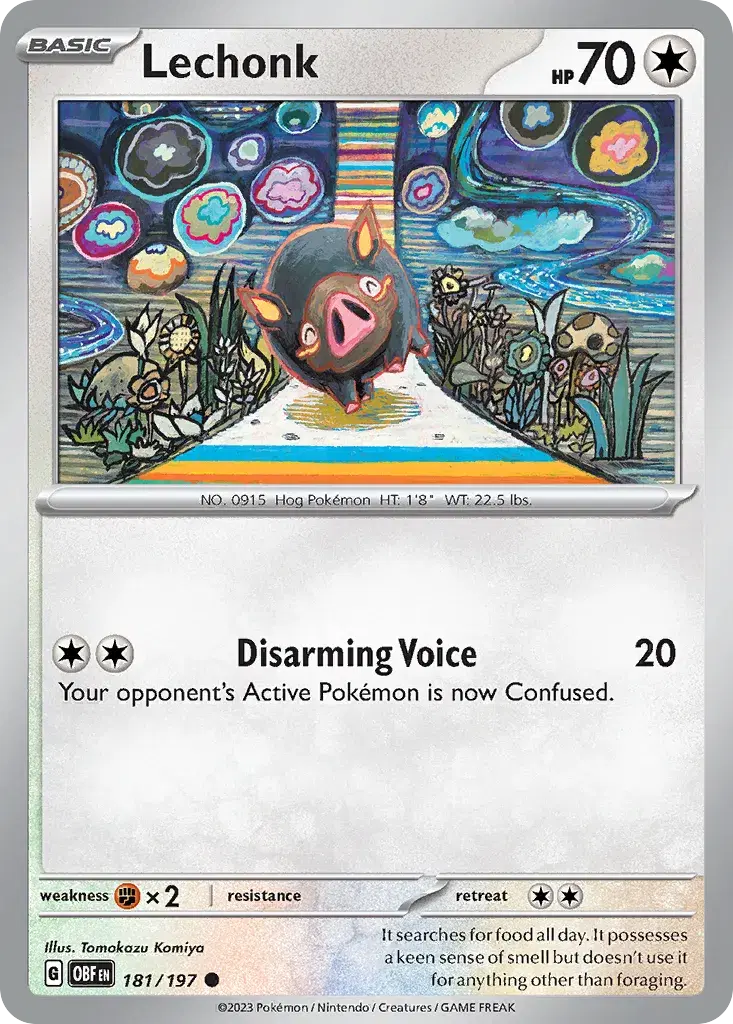 Lechonk Obsidian Flames 181