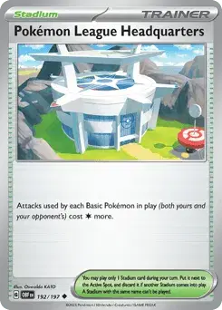 Pokémon League Headquarters Obsidian Flames