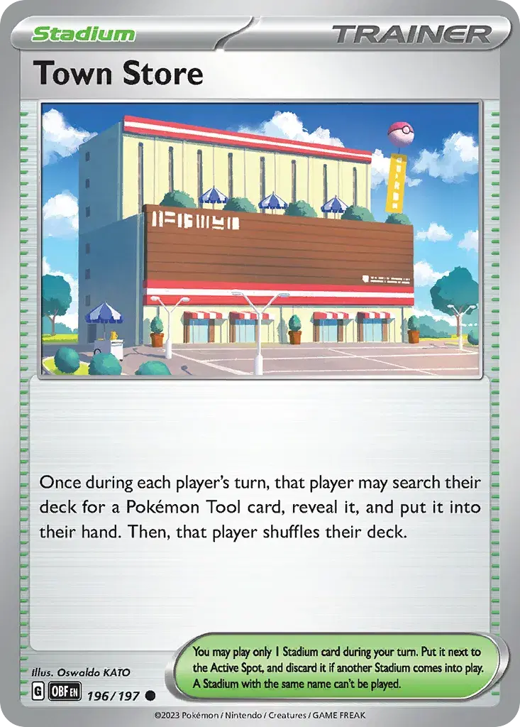 Town Store Obsidian Flames 196