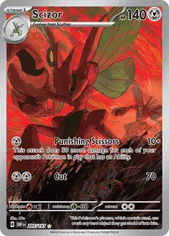 Scizor Obsidian Flames