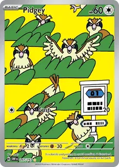 Pidgey Obsidian Flames