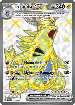 Tyranitar ex Obsidian Flames