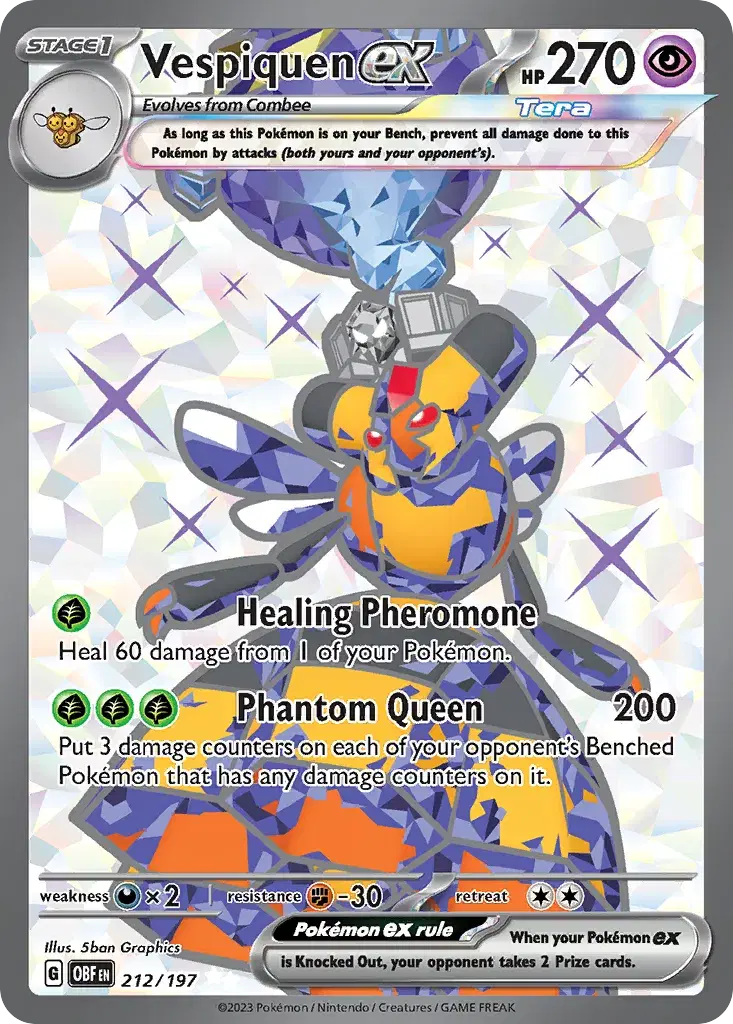 Vespiquen ex Obsidian Flames 212