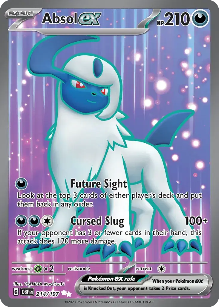 Absol ex Obsidian Flames 214