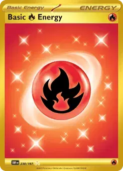 Basic Fire Energy Obsidian Flames