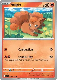Vulpix Obsidian Flames
