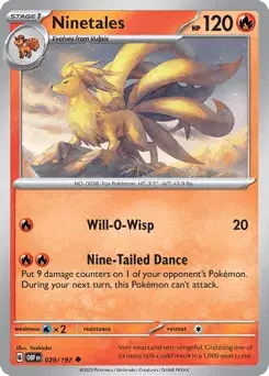 Ninetales Obsidian Flames