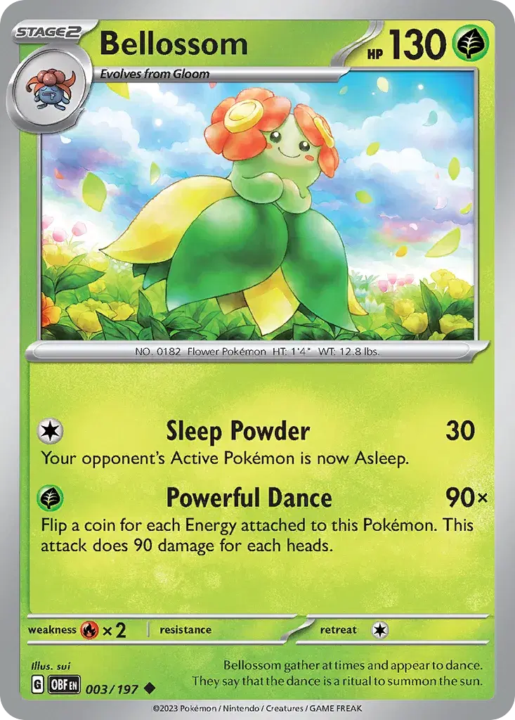 Bellossom Obsidian Flames 3