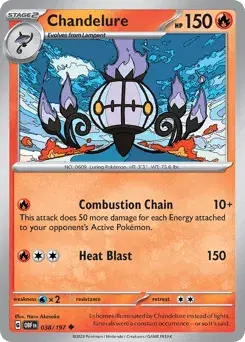 Chandelure Obsidian Flames