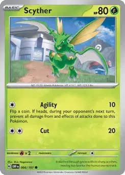 Scyther Obsidian Flames