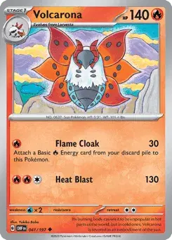 Volcarona Obsidian Flames