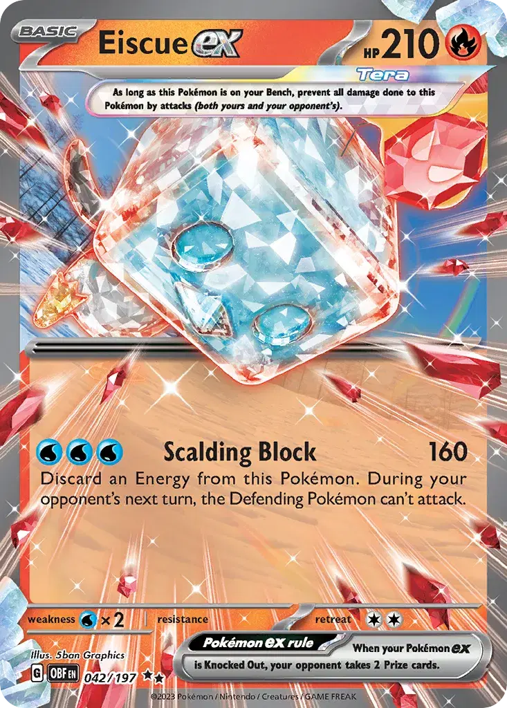 Eiscue ex Obsidian Flames 42