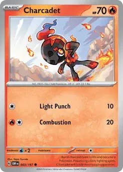 Charcadet Obsidian Flames