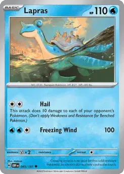 Lapras Obsidian Flames