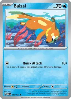 Buizel Obsidian Flames